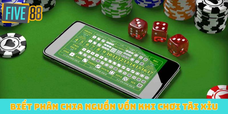 Biết phân chia nguồn vốn khi chơi Tài Xỉu