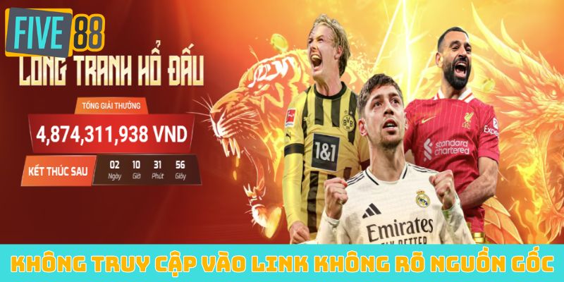 Không truy cập vào link không rõ nguồn gốc