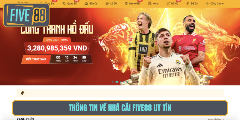 Thông tin về nhà cái FIVE88 uy tín