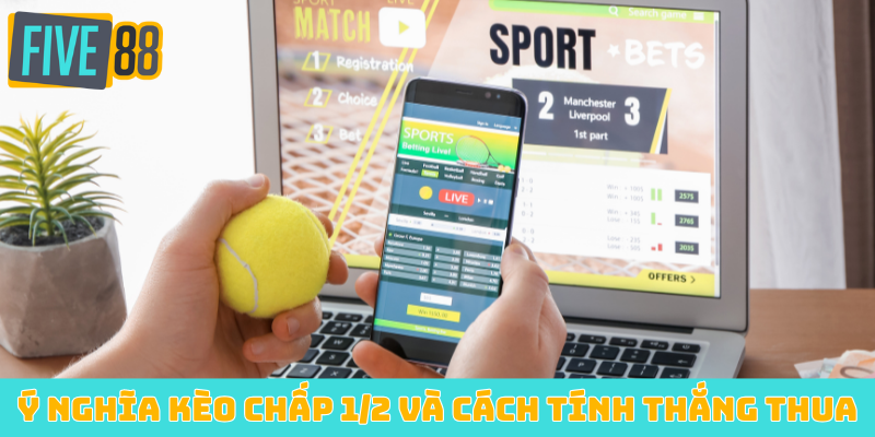 Ý nghĩa của kèo chấp 1/2 và cách tính thắng thua